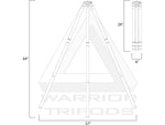 Warrior Tripods The Warrior Tripod Aluminum WT-1