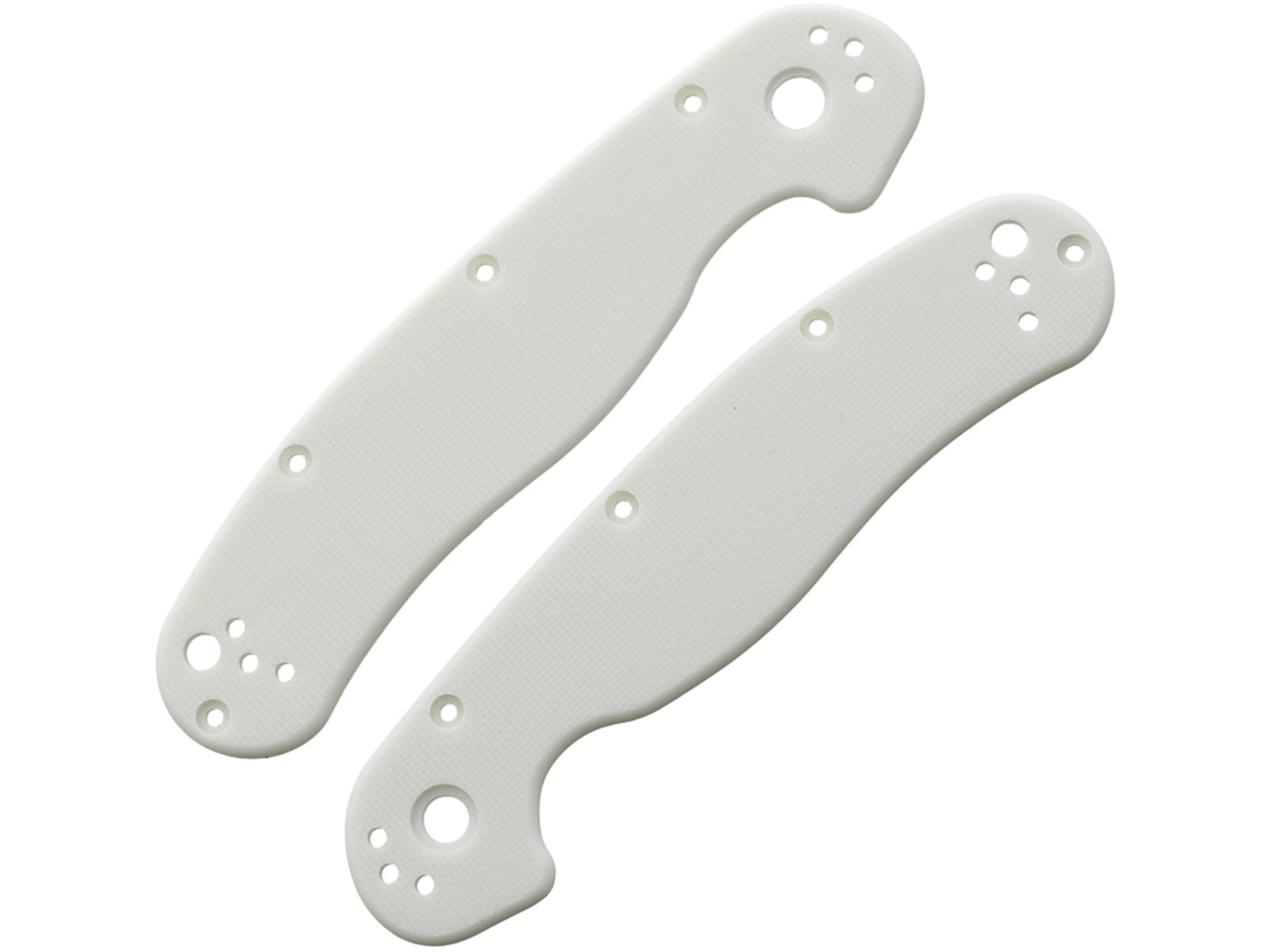 Way of Knife & EDC Gear House RAT 2 Scales G10 White WOKR2WTG