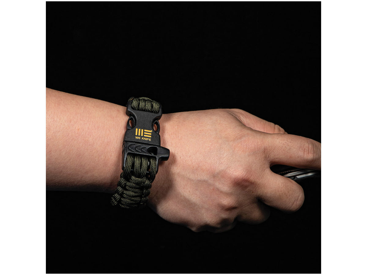 We Knife Co Ltd Paracord Bracelet Green WEPCB