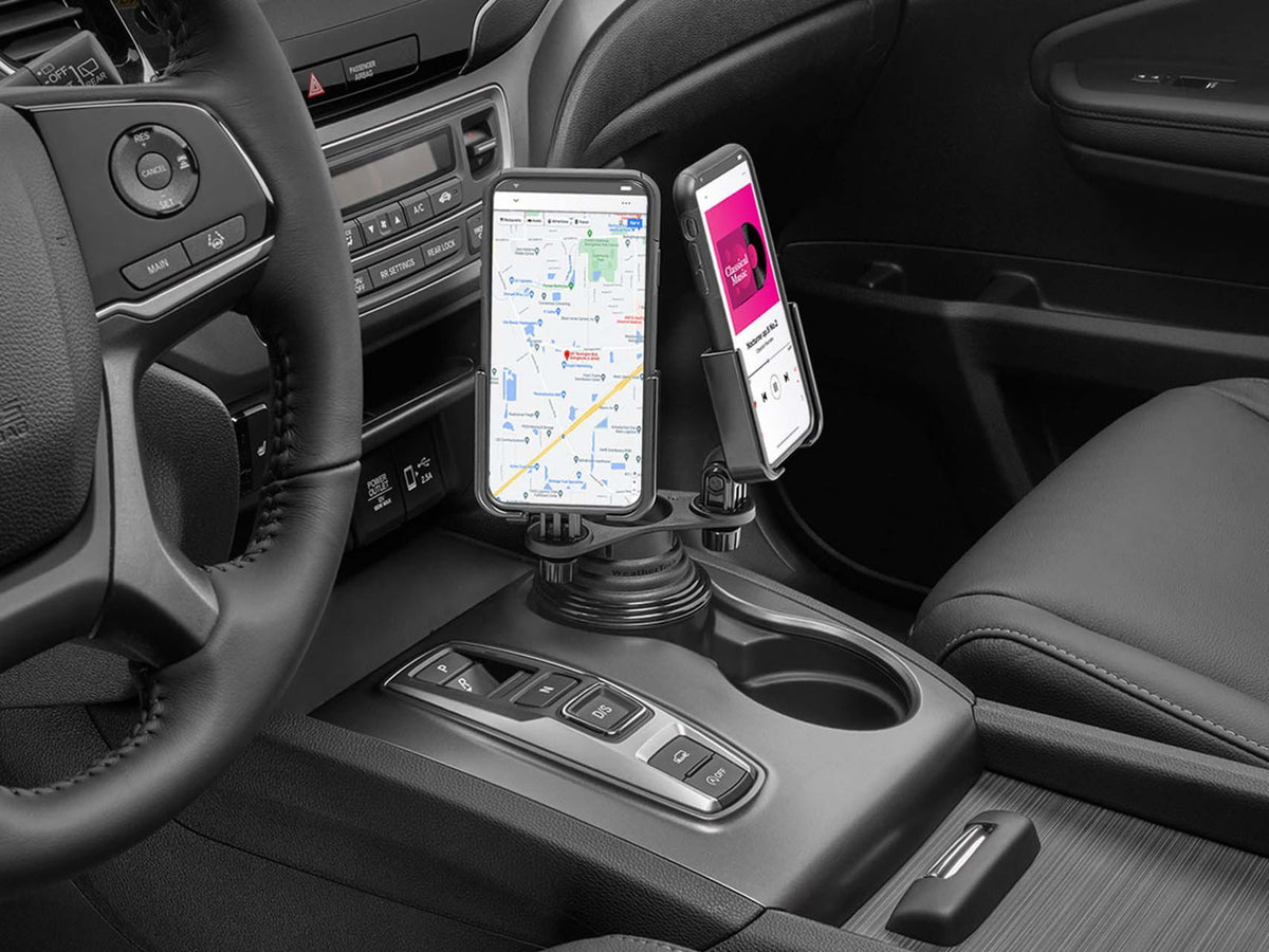 WeatherTech Cupfone Duo Black Plastic Knobs Black