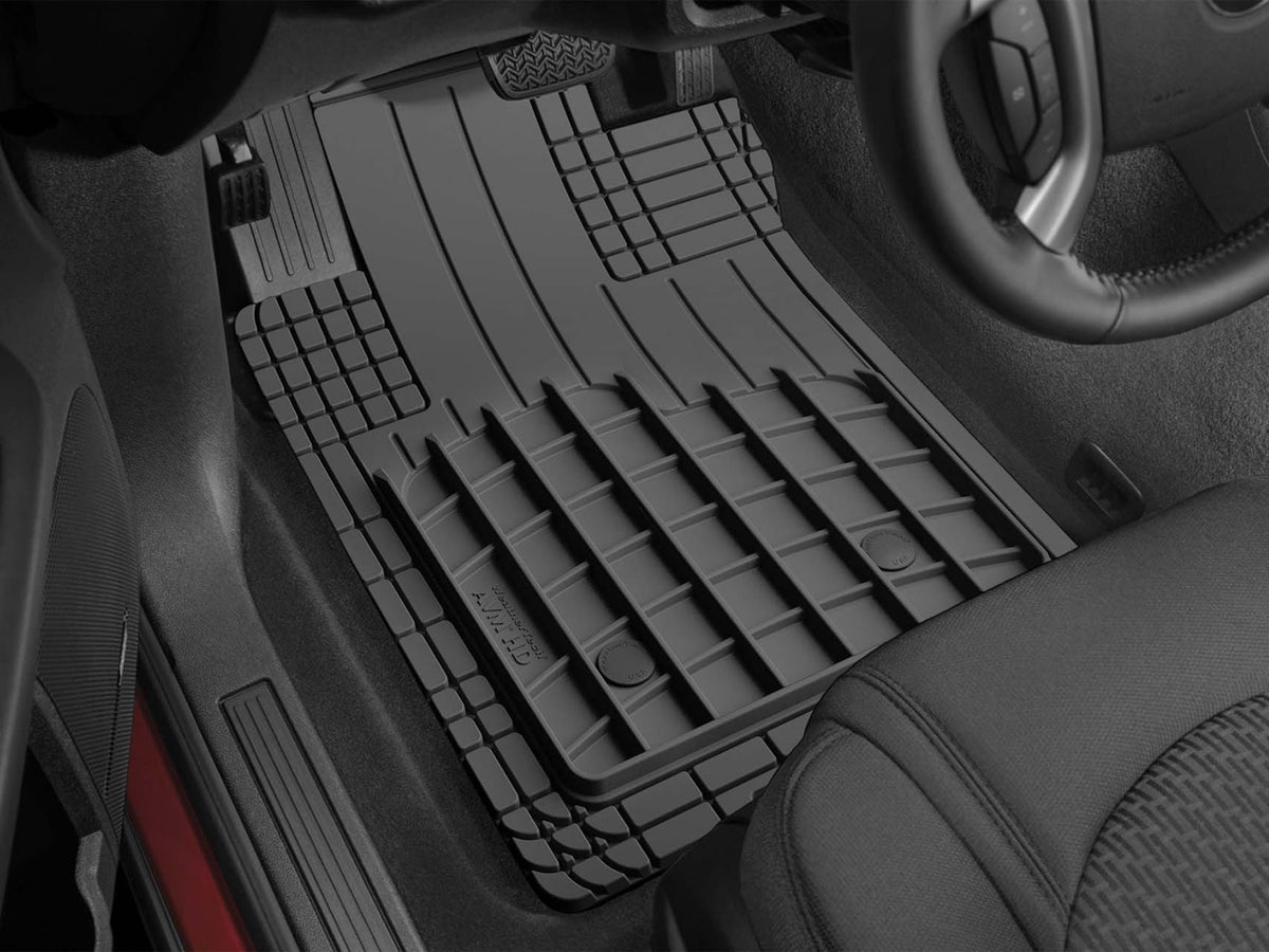 WeatherTech Front and Rear Trim-to-fit HD mat set Black