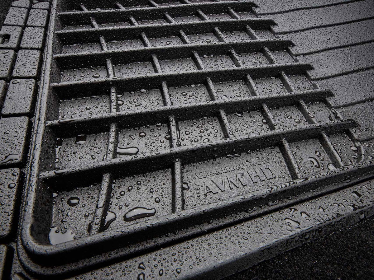 WeatherTech Front and Rear Trim-to-fit HD mat set Black