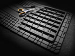 WeatherTech Front and Rear Trim-to-fit HD mat set Black