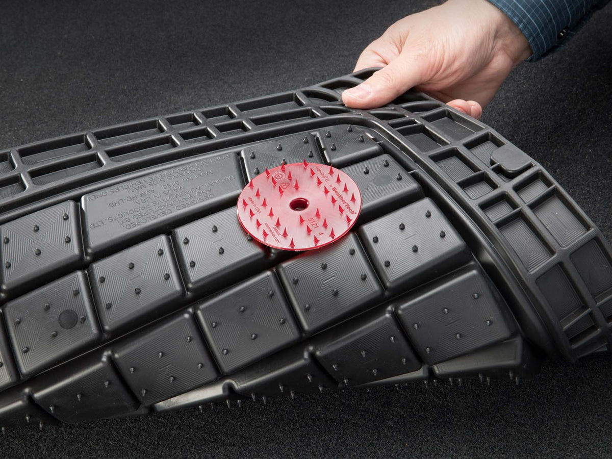 WeatherTech Front and Rear Trim-to-fit HD mat set Black