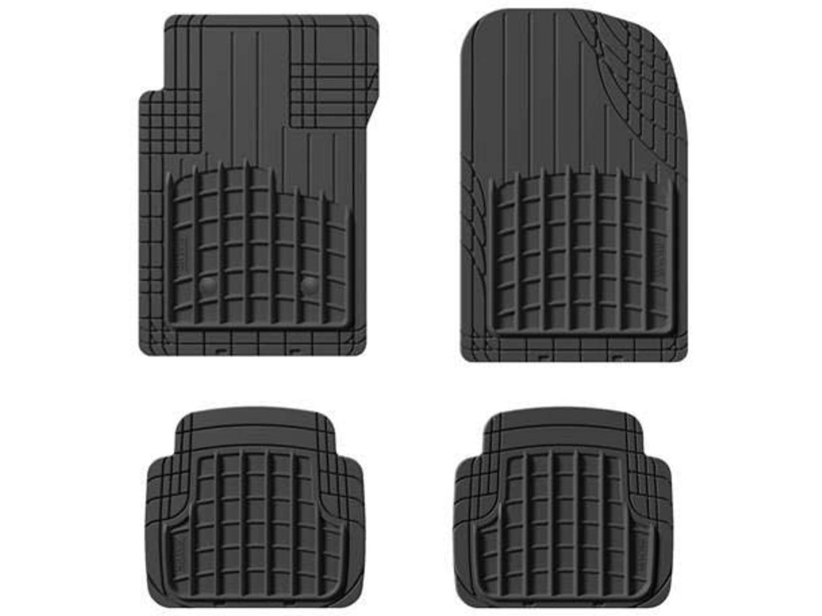 WeatherTech Front and Rear Trim-to-fit HD mat set Black