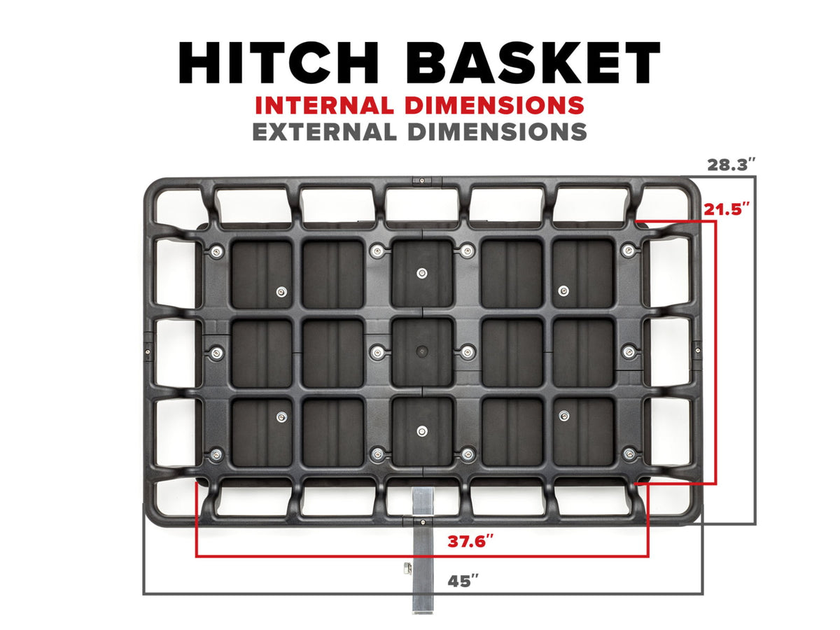 WeatherTech Hitch Basket Dark Gray
