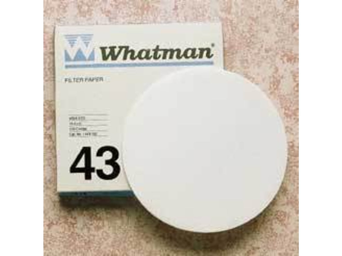 Whatman Grade No. 43 Quantitative Filter Paper Ashless Whatman 1443-150