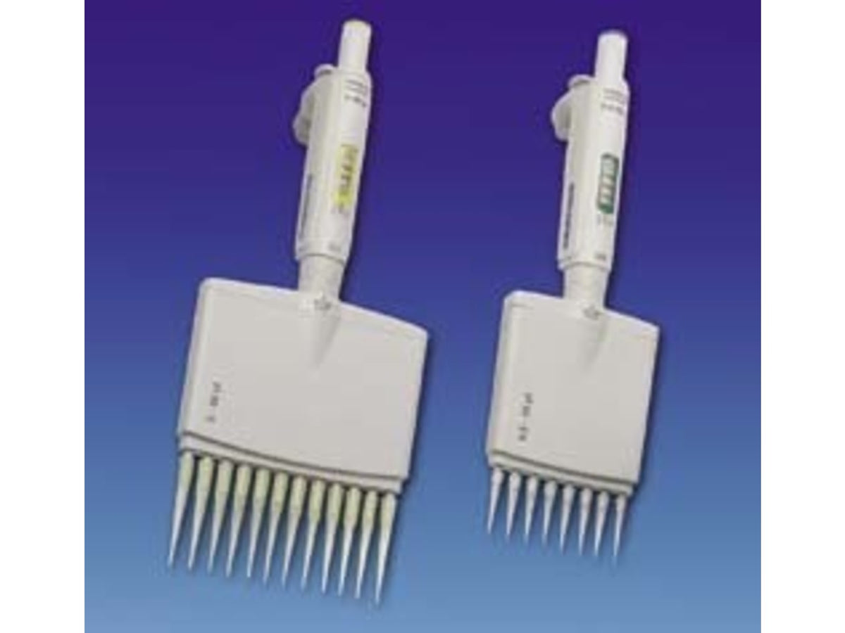 Wheaton Socorex Acura Multichannel Pipettors with Tip Ejectors Variable Volume Wheaton W810610 12-Channel