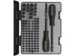 Wheeler Engineering Professional Screwdriver Set Short/Extended Multiple Applications Tools Texturized Rubber Handles Black Phosphate 100-Pack