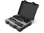 Wheeler Engineering Professional Screwdriver Set Short/Extended Multiple Applications Tools Texturized Rubber Handles Black Phosphate 100-Pack