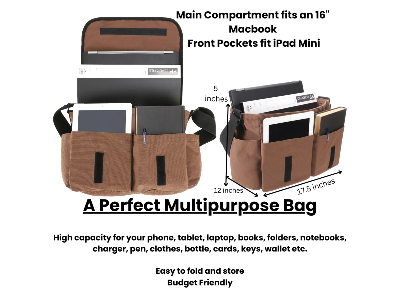 White Duck Filios Messenger Bag