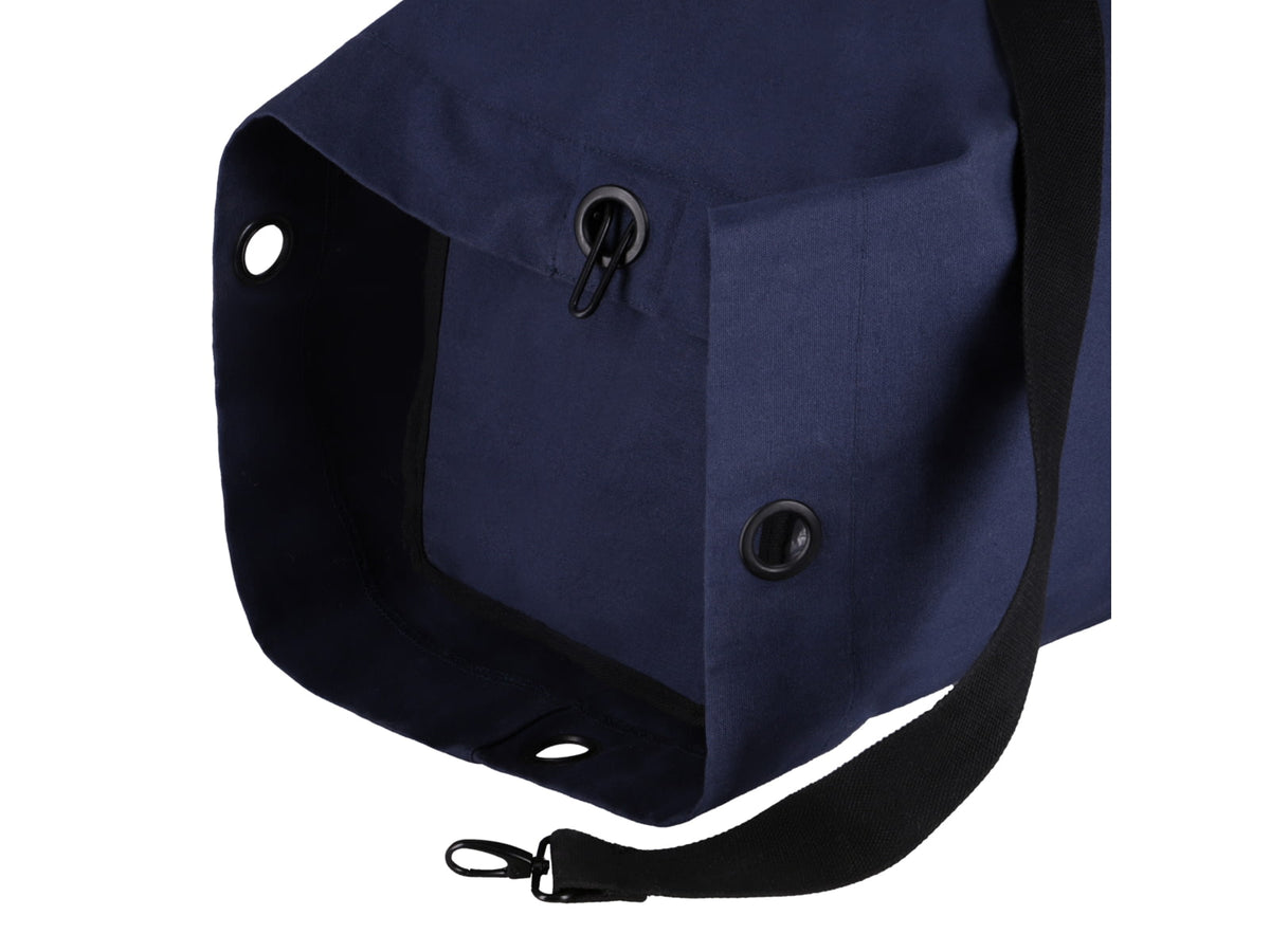 White Duck Hoplite Canvas Top Load Bag Blue Large