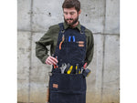 White Duck Work Apron Black