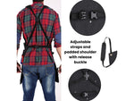 White Duck Work Apron Black