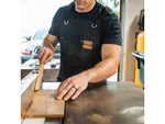 White Duck Work Apron Black