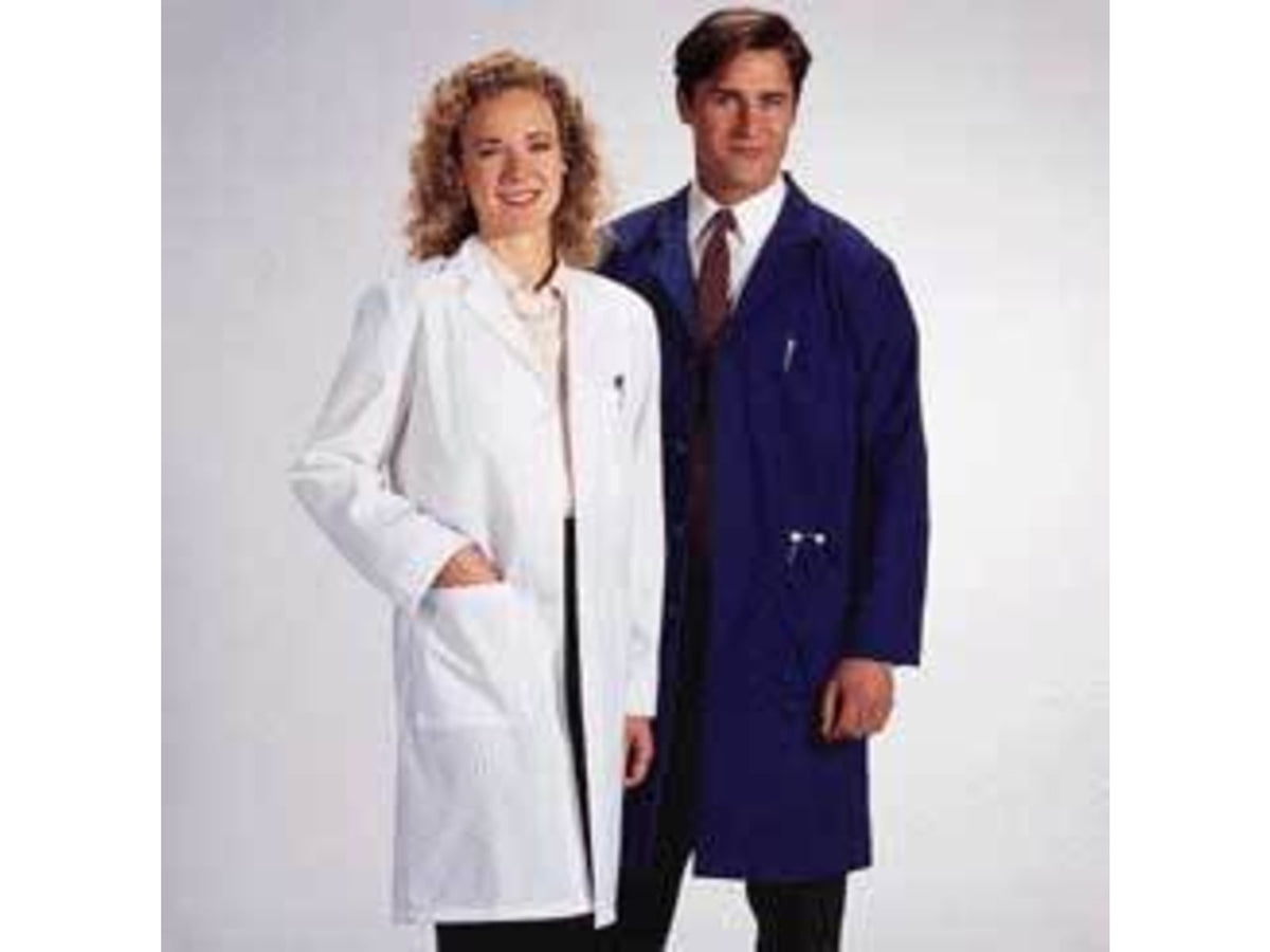 White Swan Unisex Polyester/Cotton Lab Coats White Swan-Meta 6116-11-L