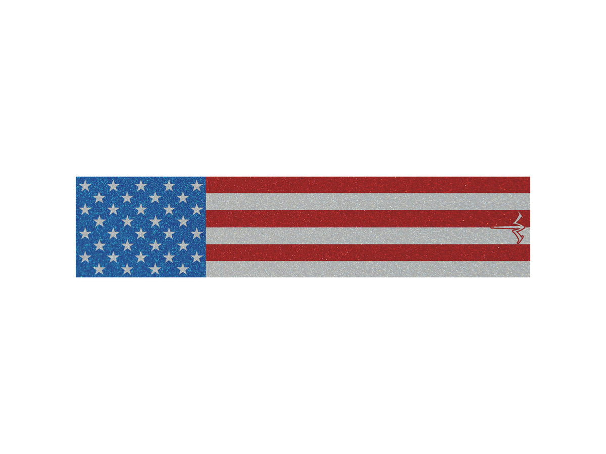 White Water Archery Reflective Arrow Wraps American Flag 5 x 1.125 in 15 pack 1006478