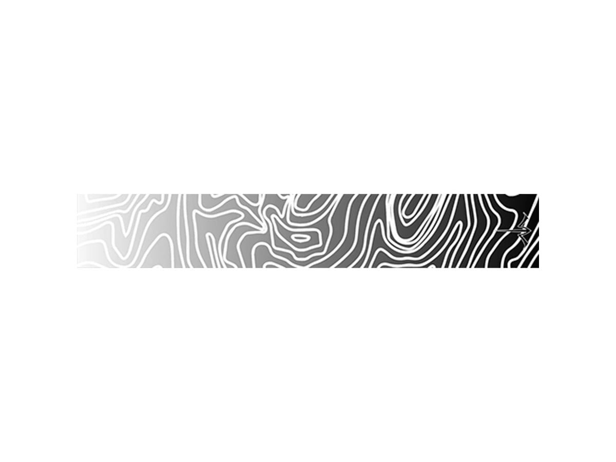 White Water Archery Topo Fade Arrow Wraps White 5 x 1.125 in 15 pack 1006486