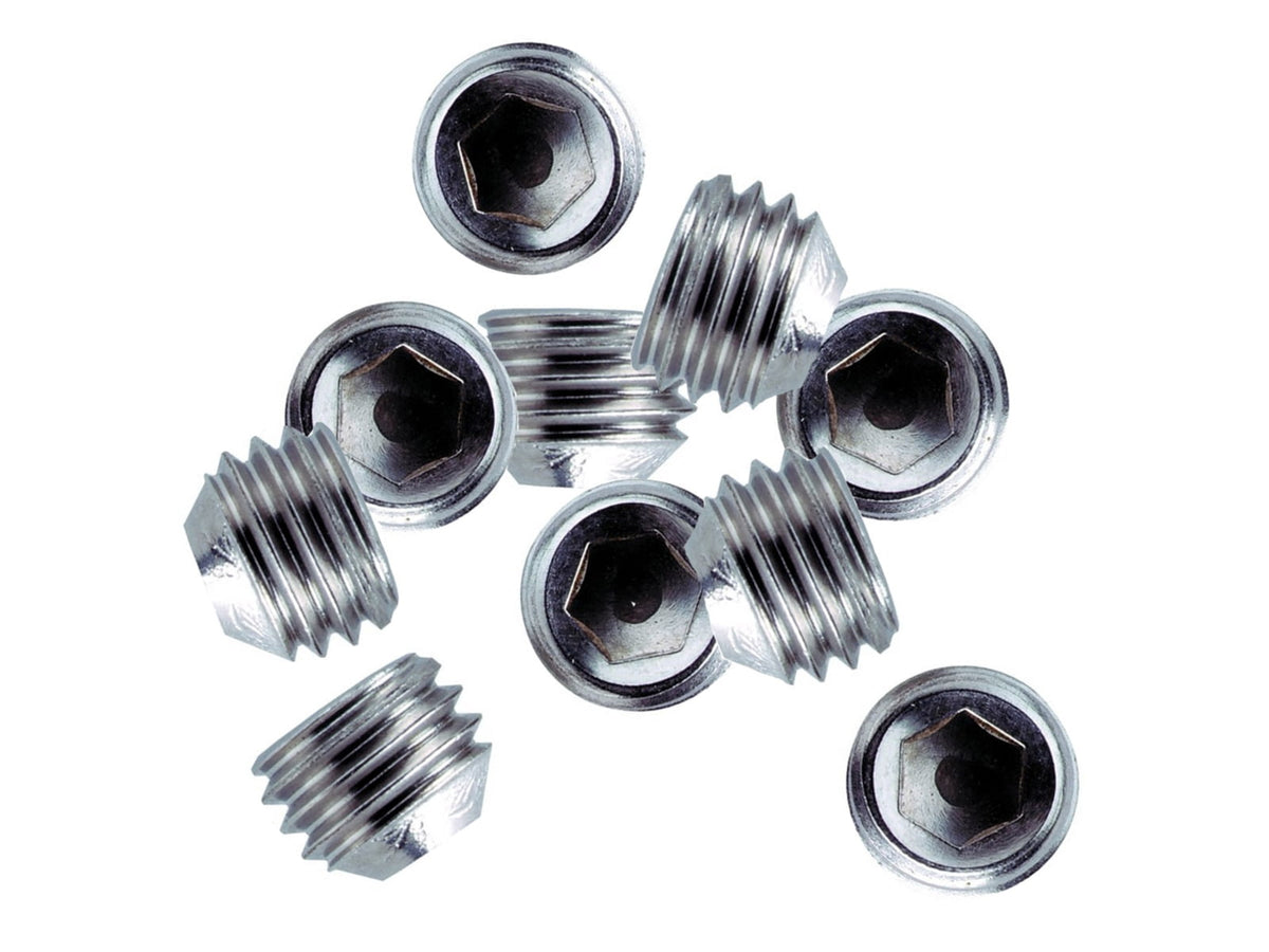 Whitecap 1/4"-28 Thread SS Set Screws - 10 Pack 6249C