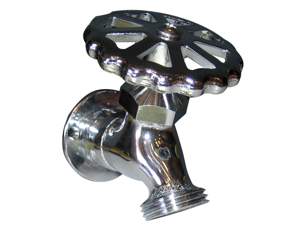 Whitecap Brass Sillcock 1-5/8" Base 3-3/16 Depth C.P. P-2452C