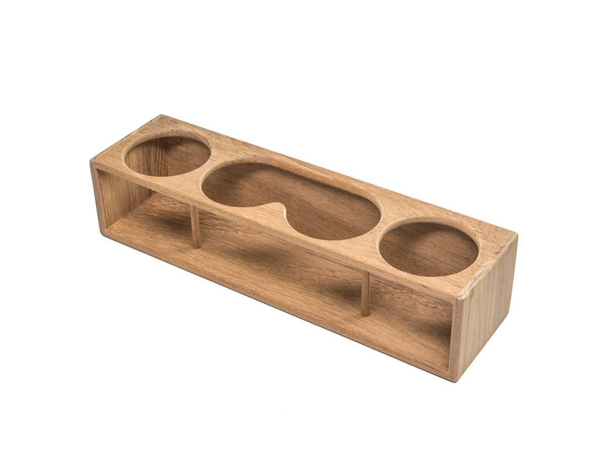 Whitecap Four Insulated Drink/Binocular Rack Teak 62634
