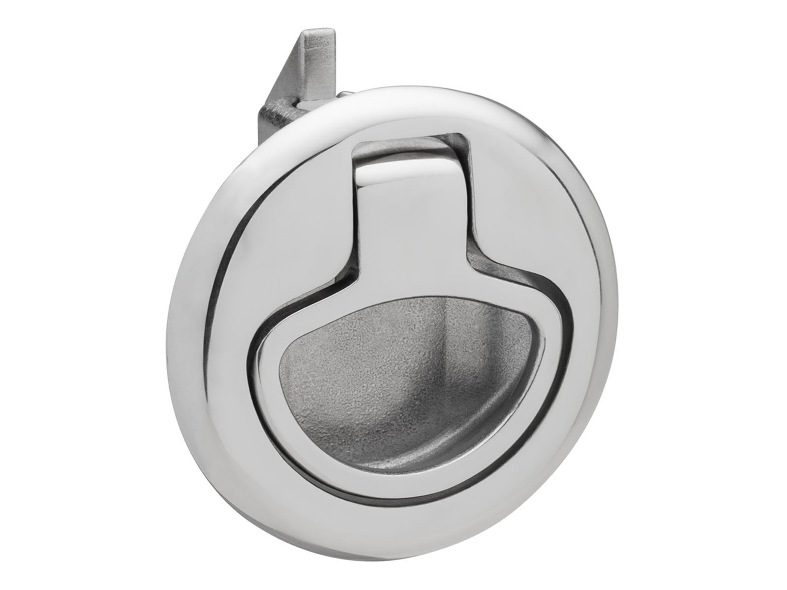 Whitecap Latch Stainless Steel Non-Locking Ring Pull Slam 6135C
