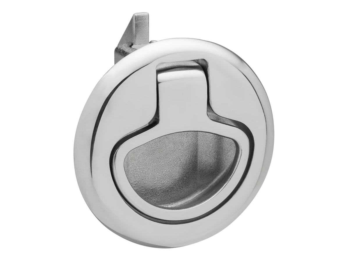 Whitecap Latch Stainless Steel Non-Locking Ring Pull Slam 6135C