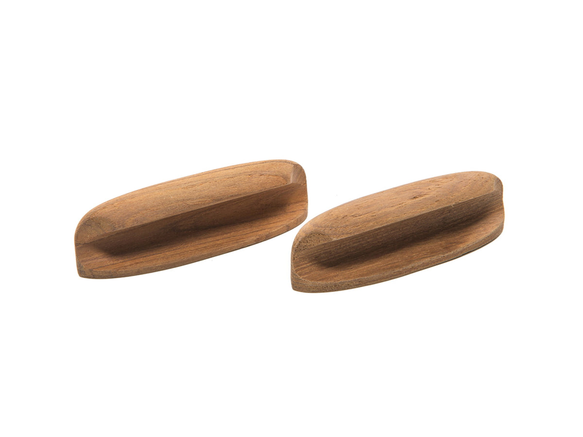Whitecap Teak Oval Drawer Pull - 4"L - 2 Pack 60147-A