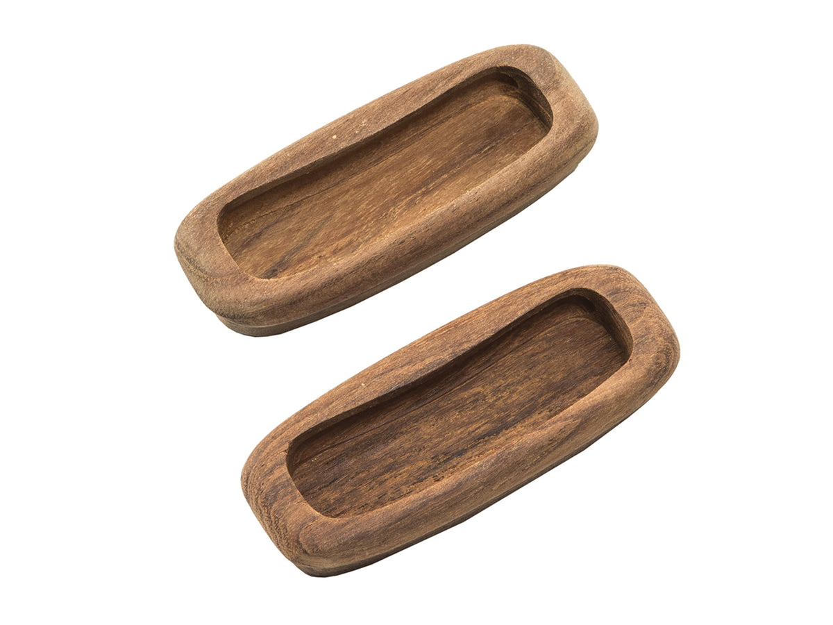 Whitecap Teak Rectangular Drawer Pull - 3-1/4"L - 2 Pack 60135-A