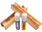 Wicked Edge 1/0.5 Micron Micron Diamond Emulsion and Leather Strops Pack