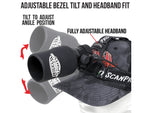 Wicked Hunting Lights ScanPro iC 3-Color-In-1 GEN4 LED Night Hunting Headlamp Black