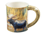 Wild Wings Sculpted Mug The Loner Moose Multi 8955791011