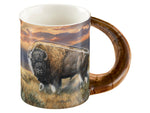 Wild Wings Sculpted Mug Dusty Plains Bison Multi 8955791003