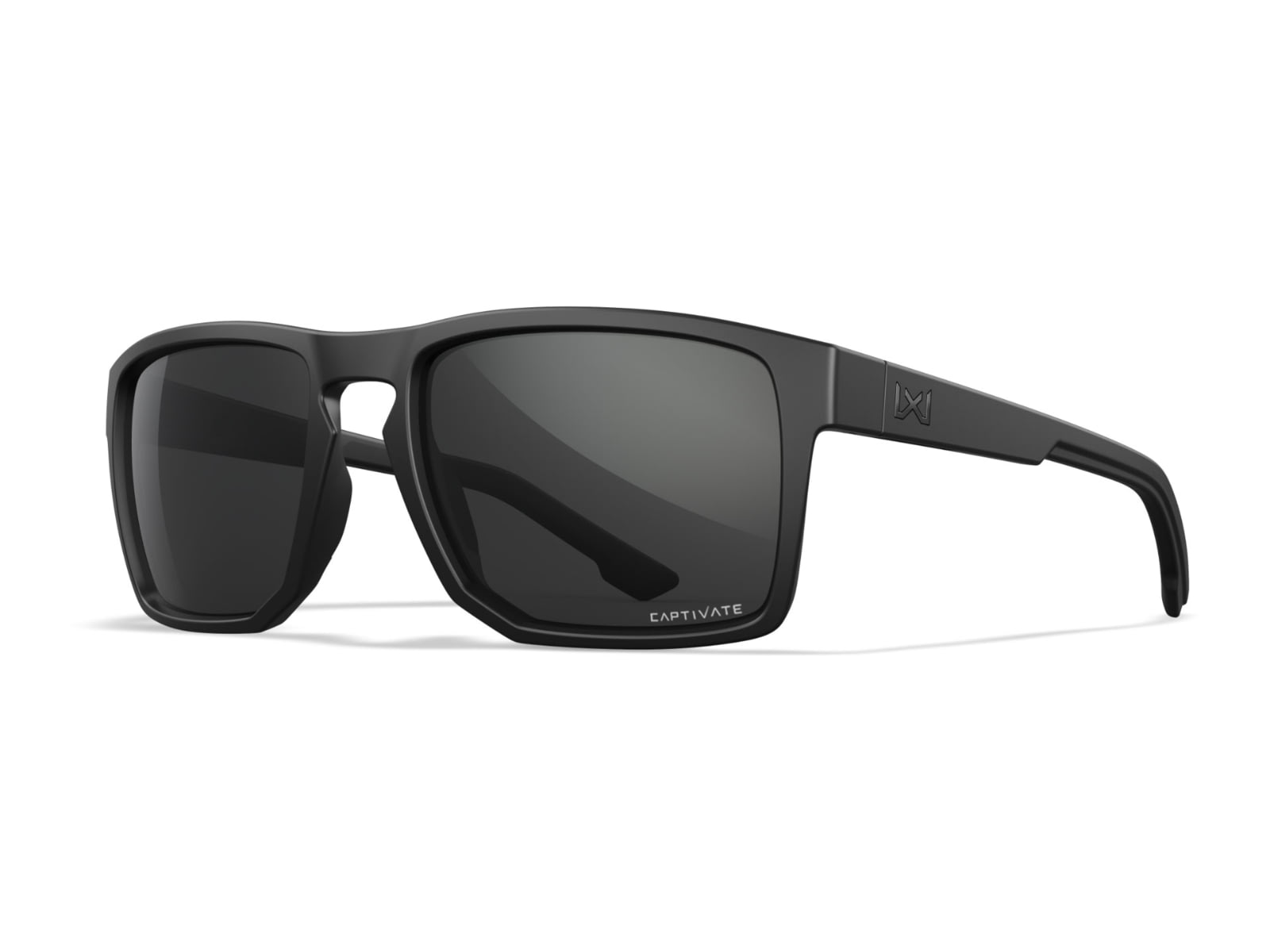 Wiley X WX Founder Active 6 Sunglasses Captivate Grey/Matte Black Frame