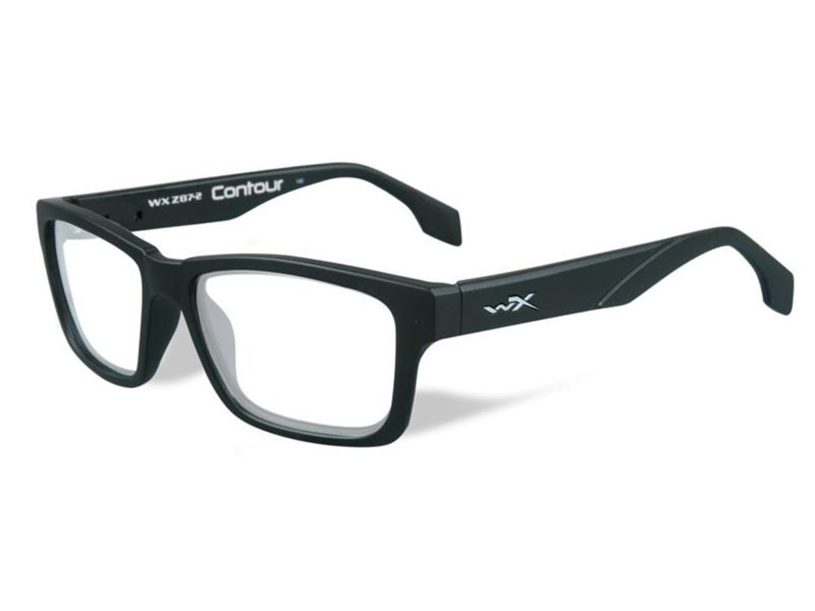 Wiley X WX Contour Eyeglass FrameRectangleMatte Black WSCON01
