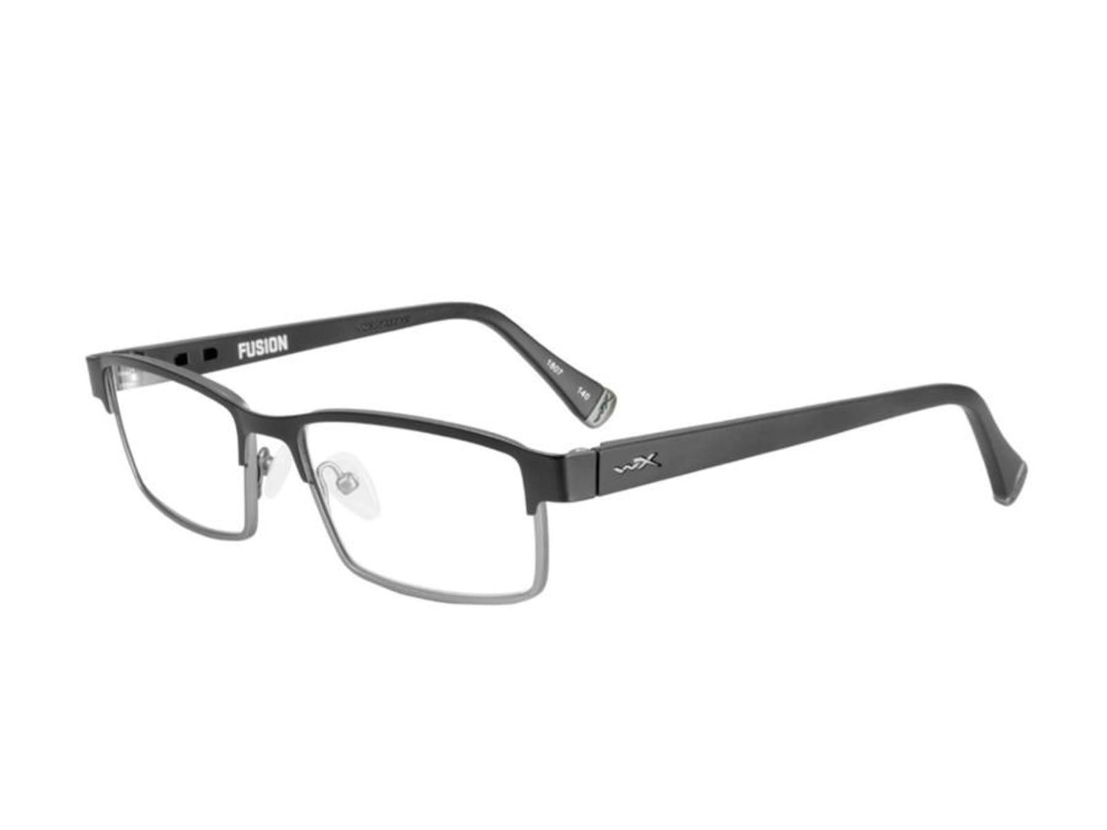 Wiley X Fusion Safety Glasses Matte Black/ Dark Gunmetal Frame No Polarized Lens WSFSN01