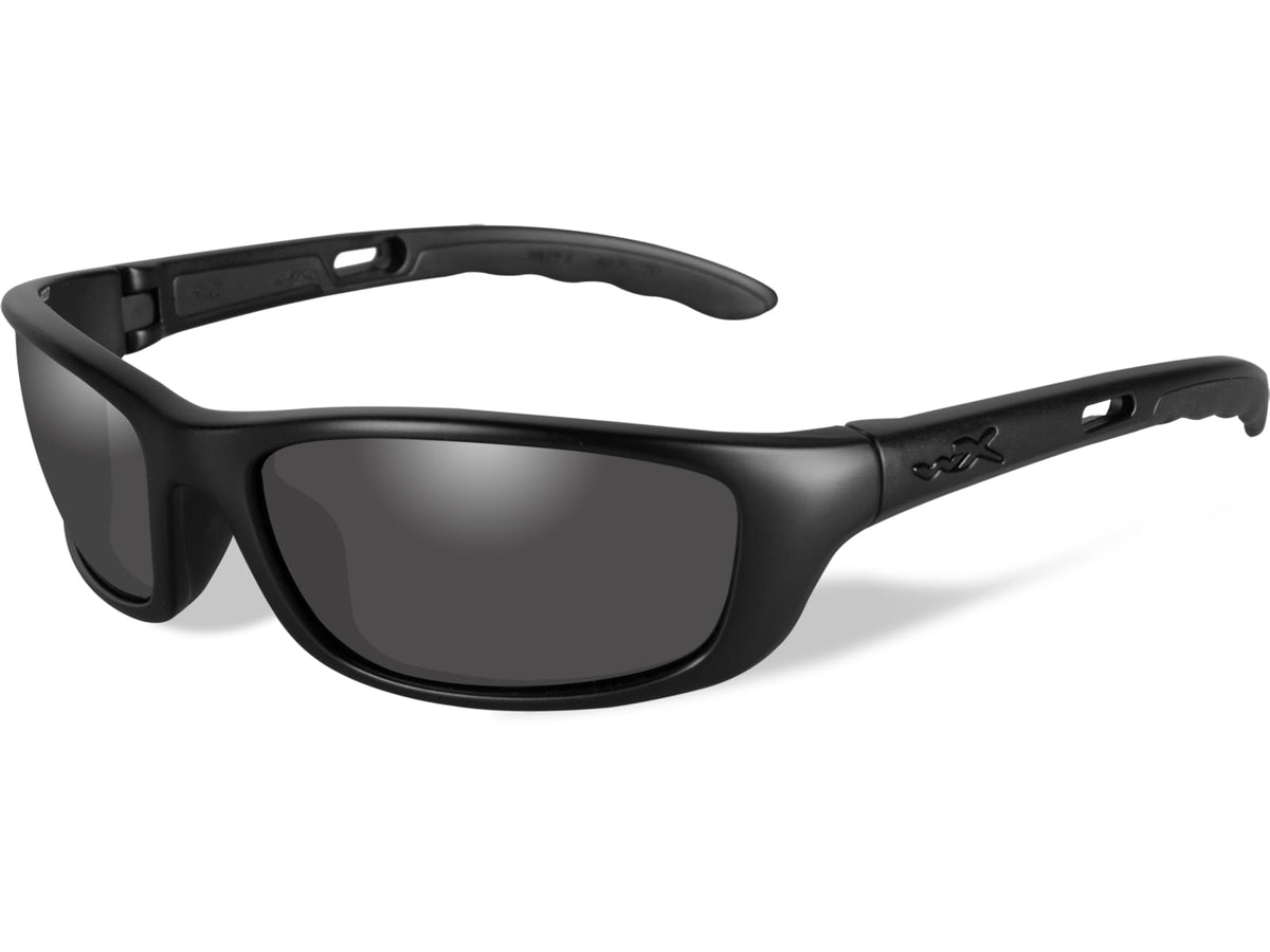 Wiley X P-17 Black OPS Sunglasses - Smoke Grey Lens / Matte Black Frame P-17M