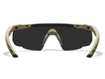 Wiley X Saber Advanced Matte Tan Frame Clear/Smoke Grey/Light Rust Lens 308T