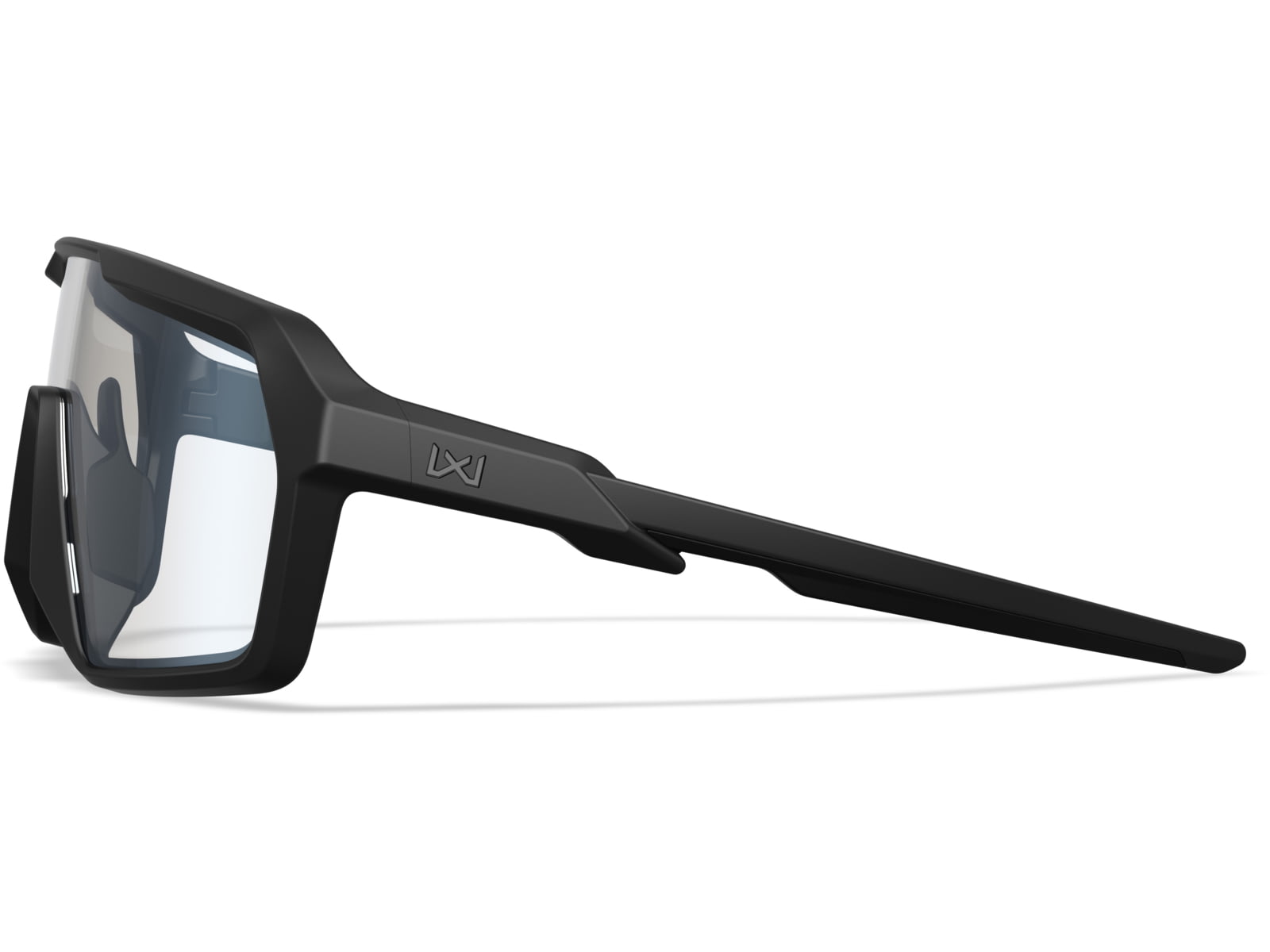 Wiley X Citadel Sunglasses Matte Black Matte Gunmetal Logo Frame Clear/Grey/Rust Anti-Fog Lenses