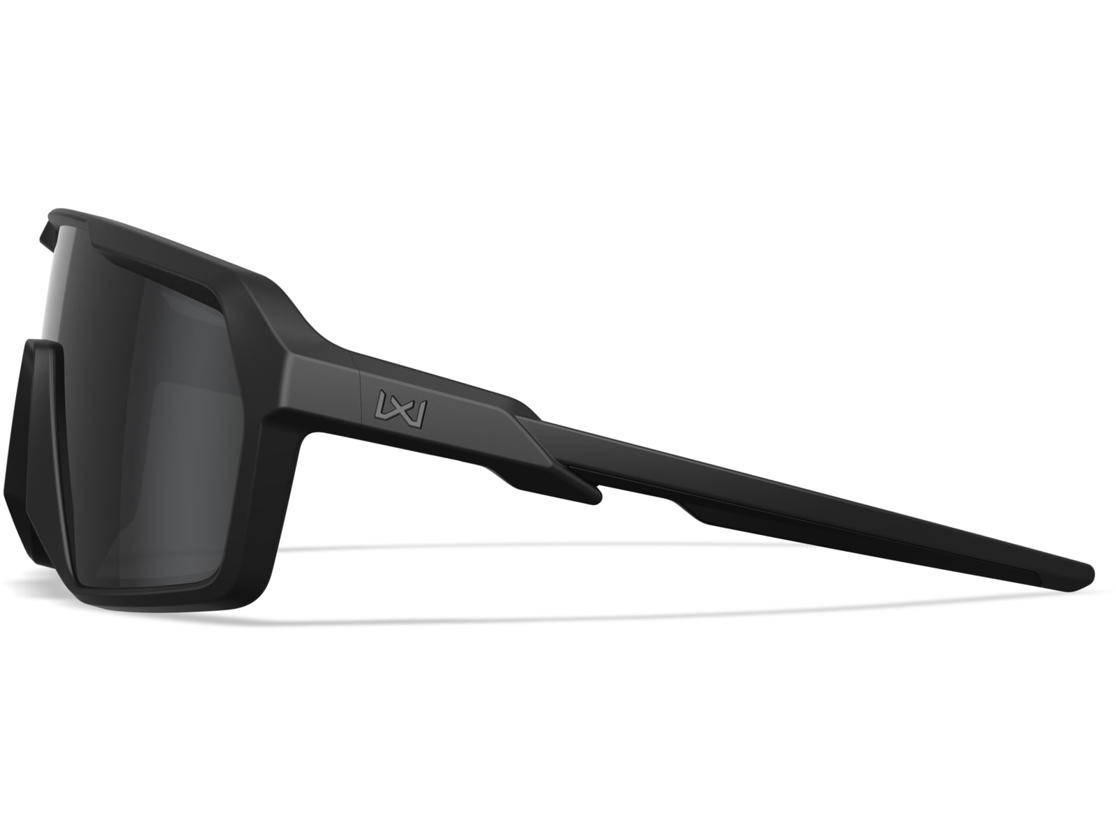 Wiley X Citadel Sunglasses Matte Black Matte Gunmetal Logo Frame Clear/Grey/Rust Anti-Fog Lenses