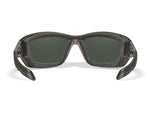 Wiley X WX Gravity Sunglasses Black Crystal Frame Captivate Pol Blue Mirror Lenses