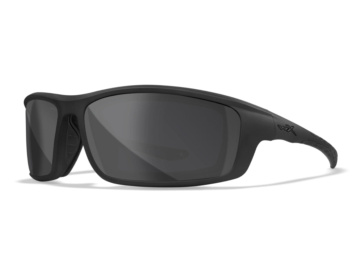 Wiley X WX Grid Sunglasses Matte Black Frame Grey Lens CCGRD01