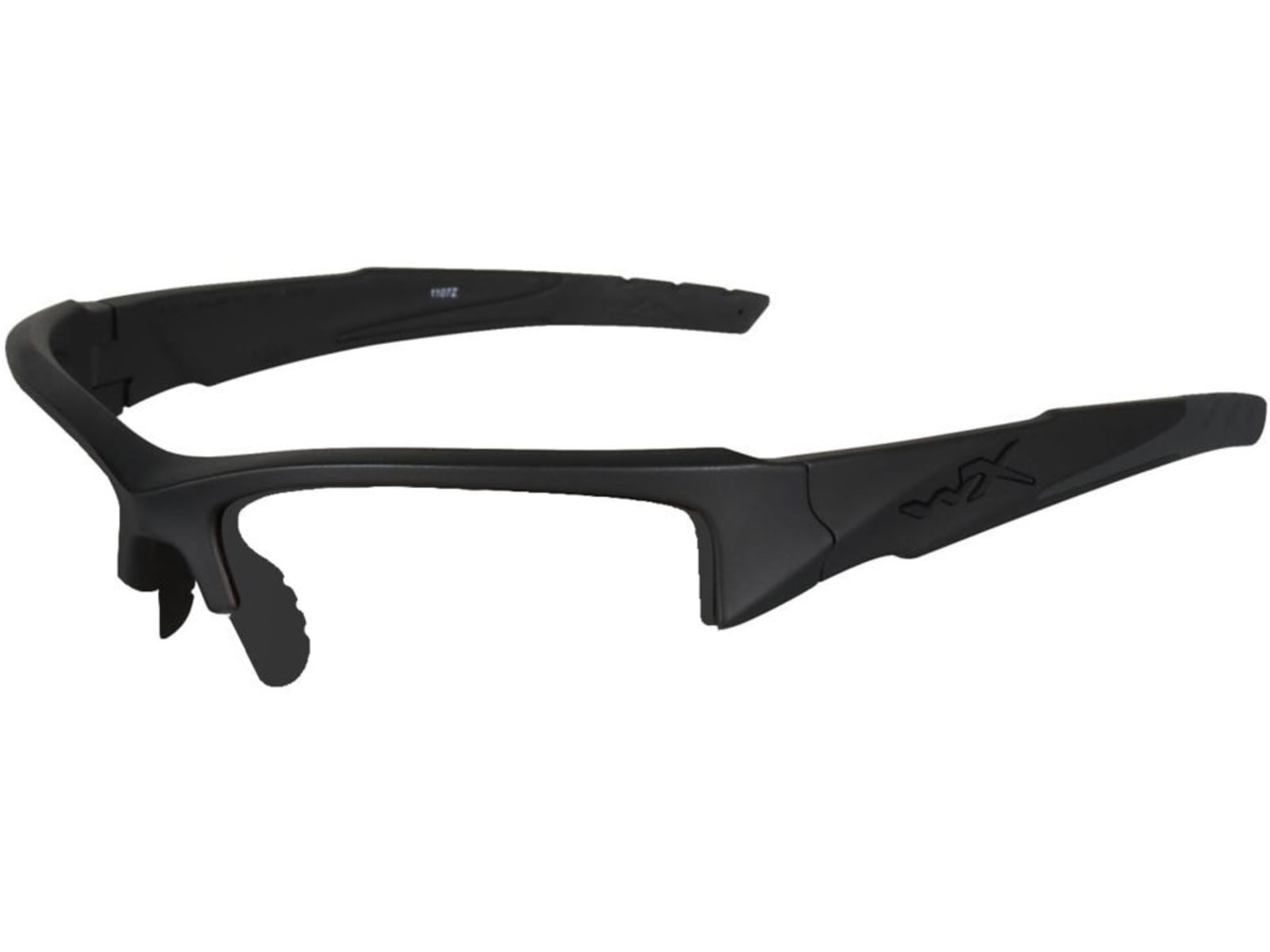 Wiley X WX Valor Replacement Parts - Black Ops Matte Black Frame Only w/accessories No Lens