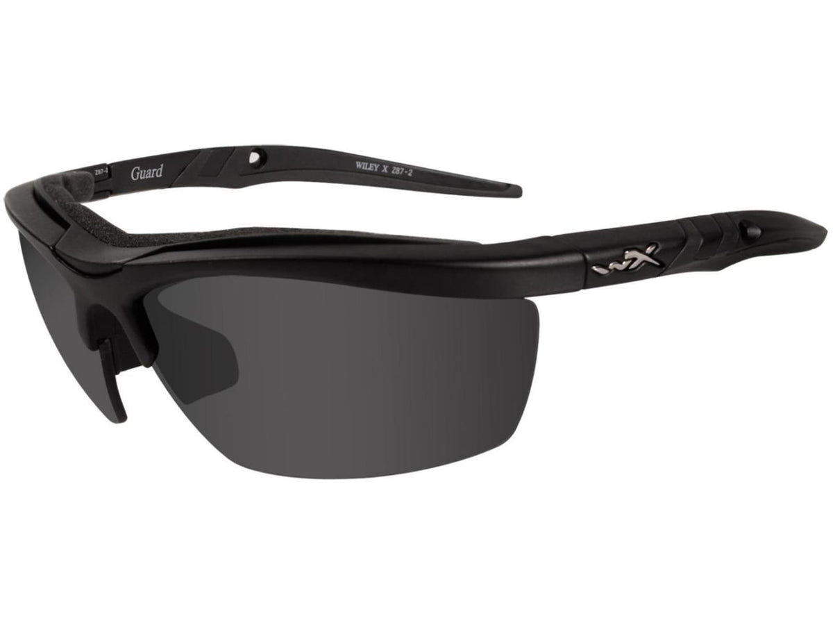 Wiley X Guard Sunglasses - 2 Lens Package 1 Matte Black Frame w/Smoke GreyClear Lens 4004