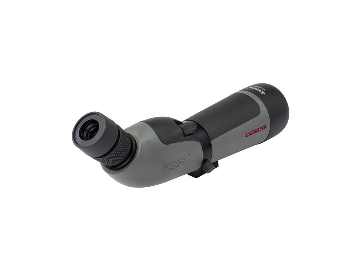 Winchester Supreme Optics W20-60x65mm Spotting Scope Angled Black/Gray WQ-SS-SPRM12-20-60x65