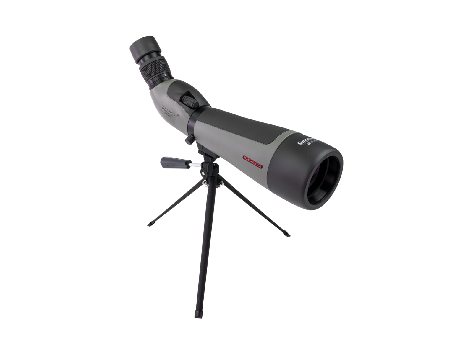 Winchester Supreme Optics W20-60x80mm Spotting Scope Angled Black/Gray WQ-SS-SPRM13-20-60x80
