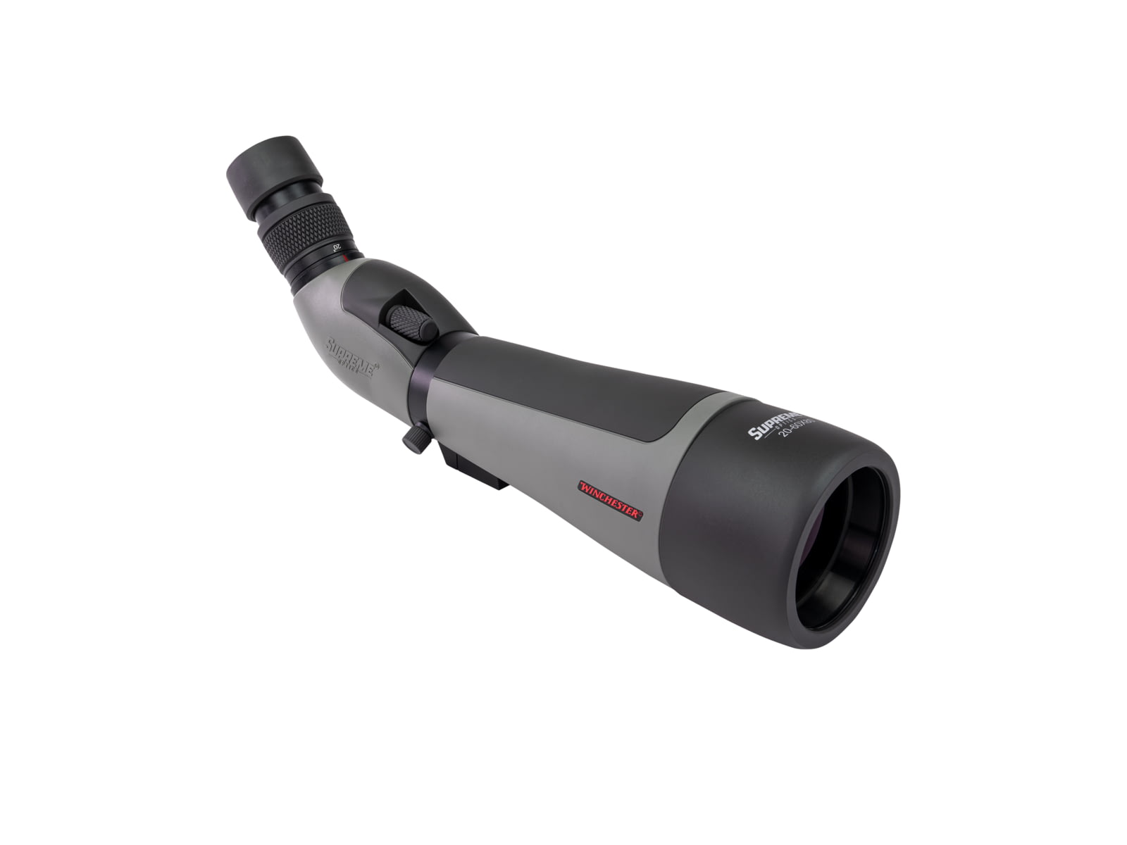 Winchester Supreme Optics W20-60x80mm Spotting Scope Angled Black/Gray WQ-SS-SPRM13-20-60x80