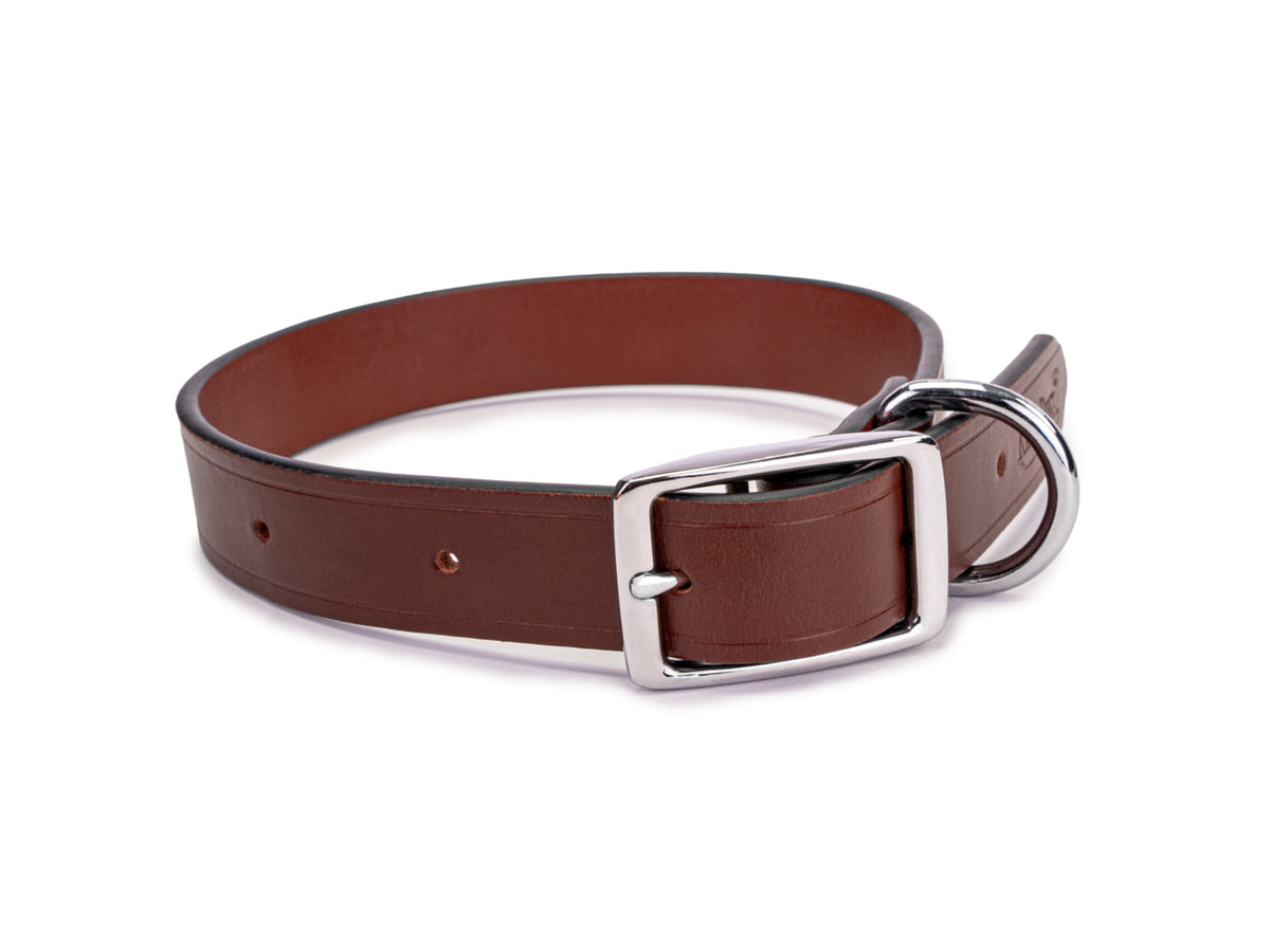 King Buck Core D Leather Collar Leather L