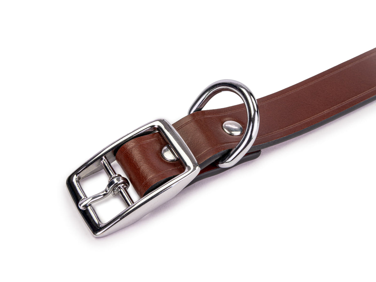 King Buck Core D Leather Collar Leather L