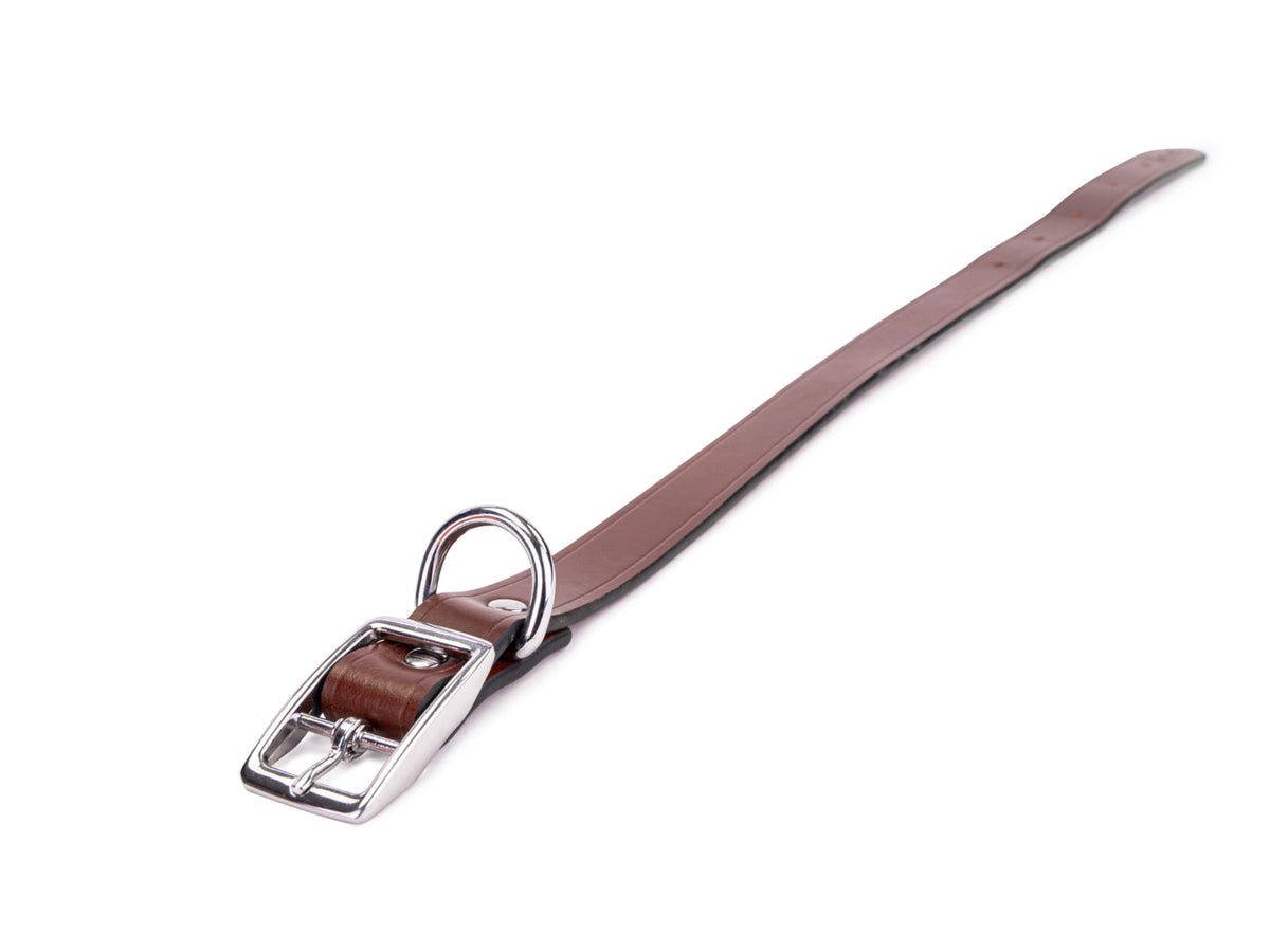 King Buck Core D Leather Collar Leather L